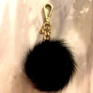 Brand new Michael kors Pom Pom keychain